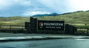 Yellowstone National Park Entrance Sign - Photo by: Jorge Magana