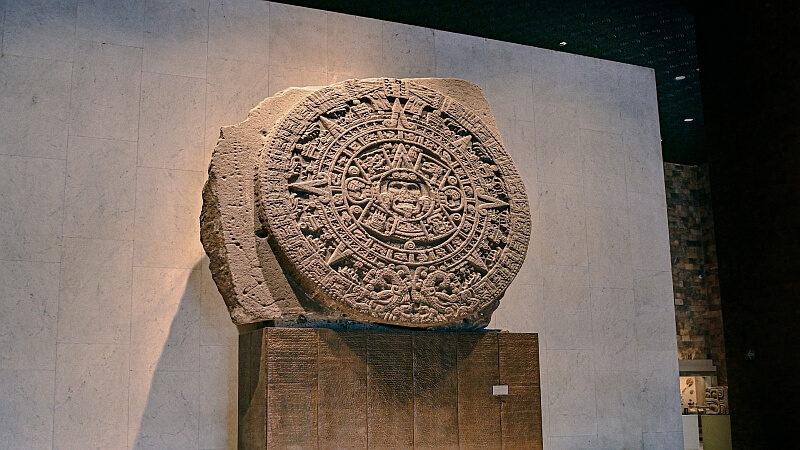 Aztec Calendar, Anthropology Museum of Mexico City, Mexico