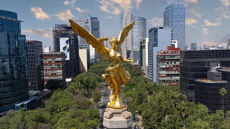 Angel of Independence, Paseo de la Reforma, Mexico City, Mexico